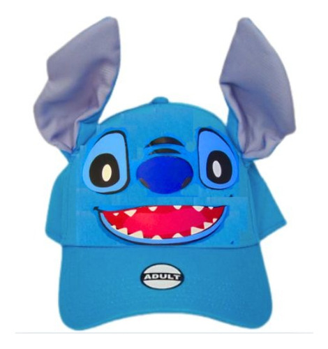 Gorra Stich Con Orejas Gorra Stitch Pelicula Tendencia Stitch Adulto Stitch