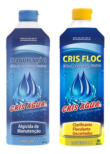 Kit Algicida De Manutenção E Clarificante 3 Em 1 Cris Agua
