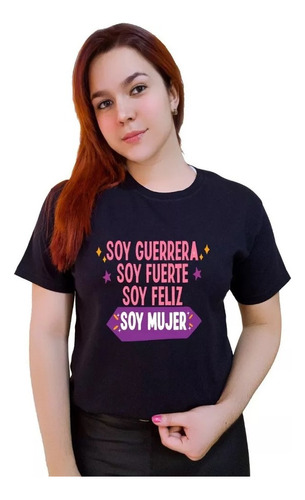 Polera Feminista 8 De Marzo Mujer Guerrera 100% Algodón