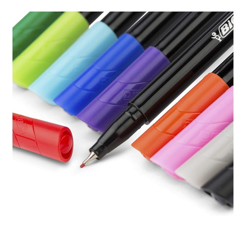 10 Pack De 10 Rotuladores / Marcadores Bic Intensity Color