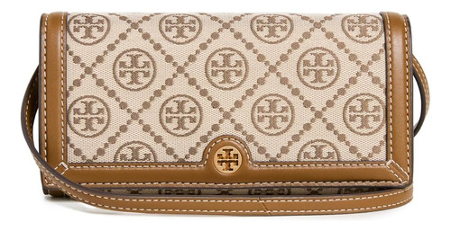 Tory Burch Cartera Cruzada De Jacquard Con Monograma T Para 