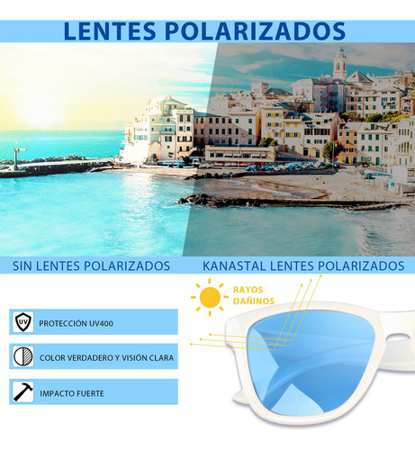 Lentes De Sol Moda Mujer Hombre Polarizado Uv Clásico Retro