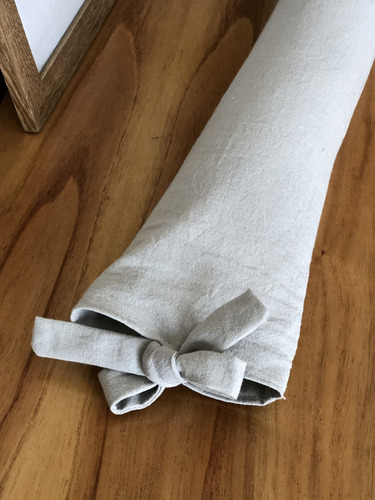 Burletes - Anti Chiflete - Boas Para Puertas 90 Cm. Gris Liso/perla