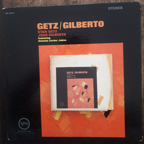 Lp Vinil (vg) Getz / Gilberto 1a Ed Us 1964 Gat St + Cd Dig