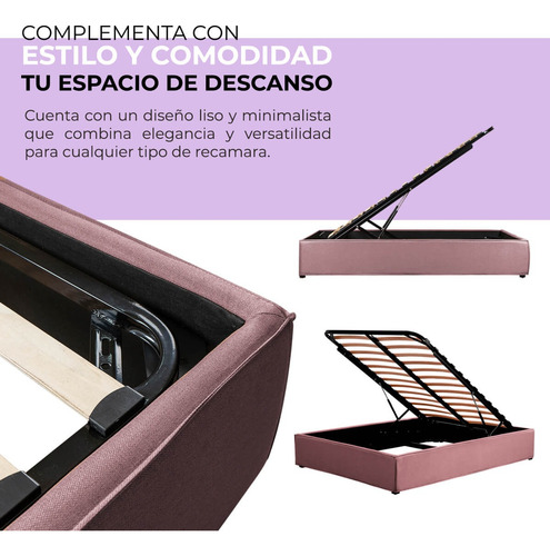 Base Para Colchón Individual Roomi Nomad C/ Almacenaje Rs