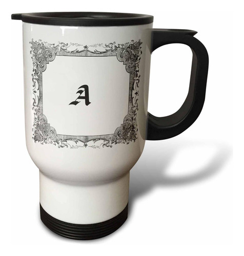 Letra Formal 3drose Uma Caneca De Viagem De Aço Inoxidável,