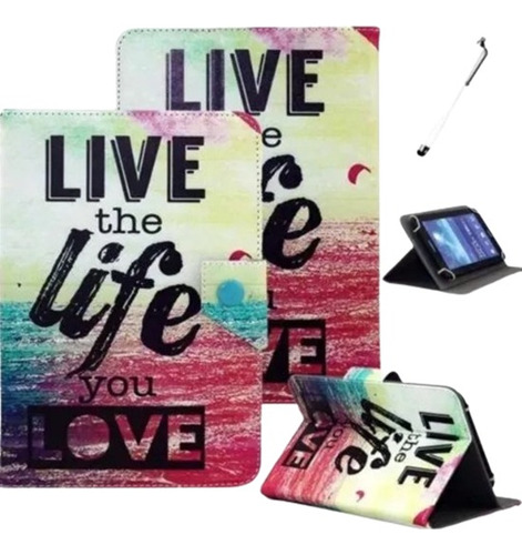 Funda Para Tablet 7 Cubierta Cuero Universal Er Con Soporte