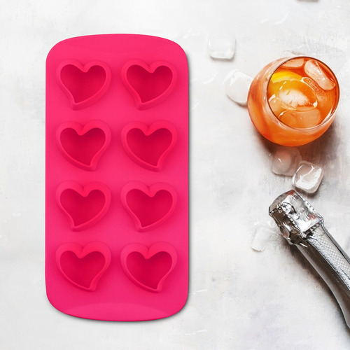 Bandeja De Hielo De Verano Con Forma De Corazón En Forma