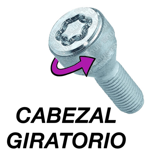 Tuercas Antirrobo Gir Mcgard Fiat Idea 05/19