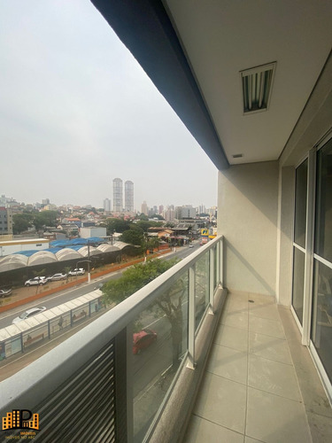 Imagem 12 de 27 de Sala Comercial À Venda 43,56m2, Banheiro Privativo, Sacada, 1 Vaga Edifício Sp Trade 150 - São Bernardo Do Campo/sp - Sc00006 - 70087818
