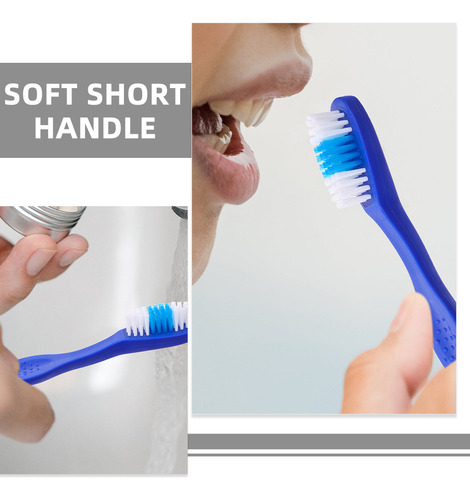 12 Cepillos De Dientes Compactos De Viaje Con Cerdas Suaves
