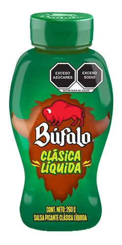 Salsa Picante Búfalo Clásica Líquida 260g
