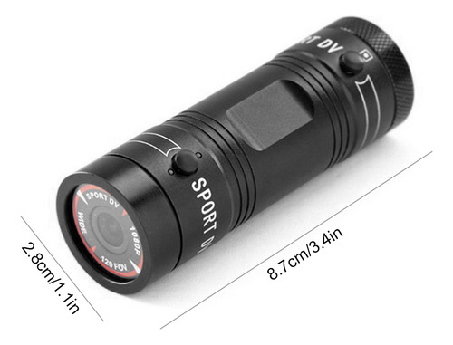. Videocámara Con Cámara De 120°, Impermeable, Ángulo De