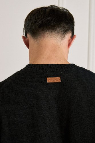 Sweater Hombre Brooksfield Cuello Redondo Tejido Lana 4076b