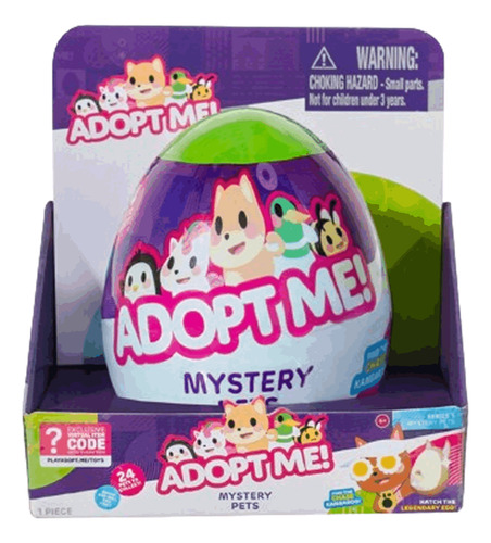 Mini Ovo Surpresa Com Pet Adotados Coleção Adopt Me