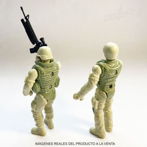 Figuras Apache Helicopter Crew Soldados De Acción (Usado)
