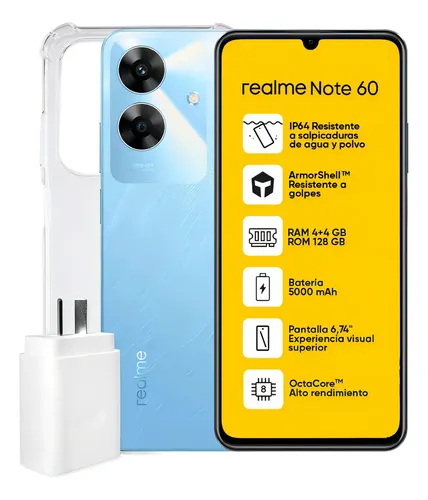 realme Note 60 ライトブルー 64GB SIMフリー Realme Note 60 - Características, precio y ficha técnica