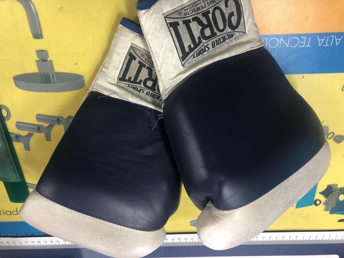 Guantes Boxeo Corti Profesional 10 Oz Cordones Mod Olímpico