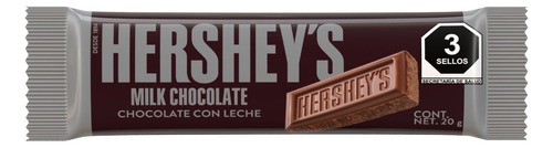 Chocolate Hersheys Con Leche/barritas 12 Pzs De 20g C/u