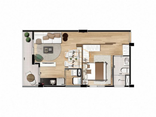 Apartamento Com 1 Dormitório(s) Localizado(a) No Bairro Aclimação Em São Paulo / São Paulo - 2810:905787