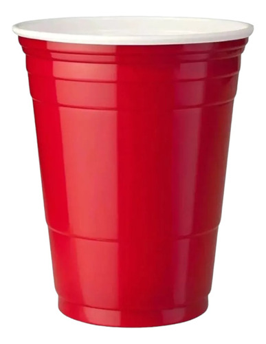 Vasos Plásticos Bicolor 450ml Desechables 40 Unid Fiesta 