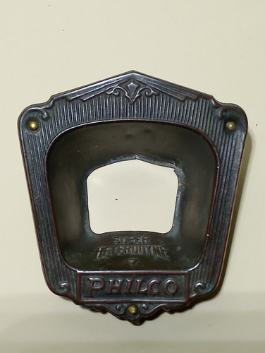 Antiguo Marco Bisel Frontal Dial / Art Deco / Philco 1930 (Usado)