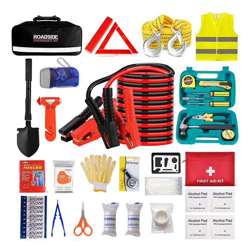 Beloskida Kit Herramienta Emergencia Para Coche Pala +