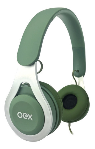 Fone De Ouvido Com Microfone Oex Drop Hs210 - Verde