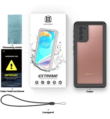 Yogre Samsung Galaxy Note 20 Ultra Waterproof Case, Full-bod