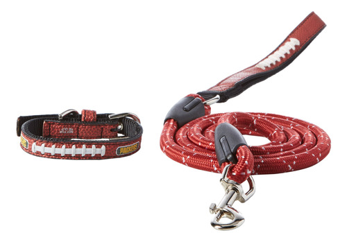 Nfl Green Bay Packers Pebble Grain Toy Collar De Futbol Y Co