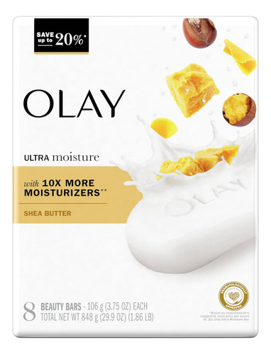Barra de belleza con manteca de karité Olay Moisture Outlast