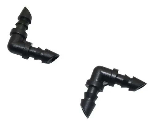 comprar Codo 90° 1\u002F4 Para Microtubo De Riego - 10 Unidades Color Negro