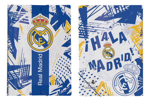 Pasta Aba Elástico Ofício 232x332mm Real Madrid Dac
