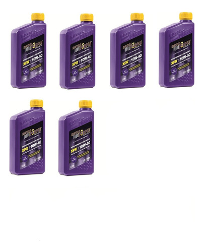 6 Bidones Aceite Royal Purple Xpr 10w-40 946ml