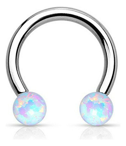 Aros - Lobal Domination 1pc Internally Threaded Opal Balls H