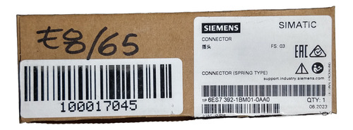 Conector Frontal Siemens De 40 Polos Contactos Por Resorte