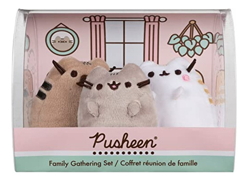 Gund Pusheen Family Gathering Collector Juego De 3 Gatos De 