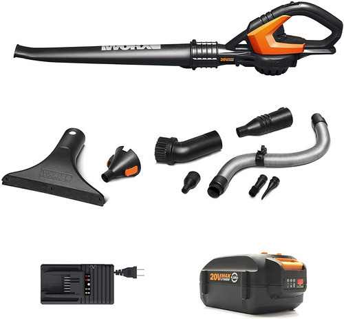 Worx Wg545.4 Sopladora Y Barredora 80 Cfm 20v 4.0ah