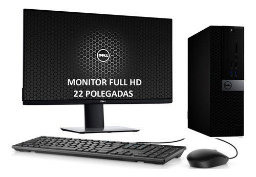 Cpu Dell Optiplex 7040 Core I7 6700 16gb 240ssd + Monitor 22