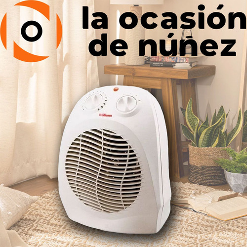 Imagen 3 de 6 de Caloventor Electrico Liliana Hotwind Portatil Liviano