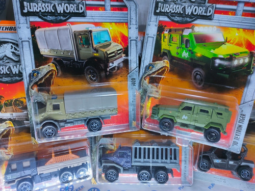 Matchbox Hot Wheels Jurassic Park World Coleccion Camiones 