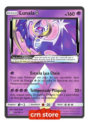 Carta Pokémon Lunala, Promoçoes e Ofertas