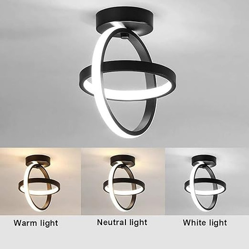 Lampara Decorativa Moderna Para Techos Bajos 3 Tipos De Luz