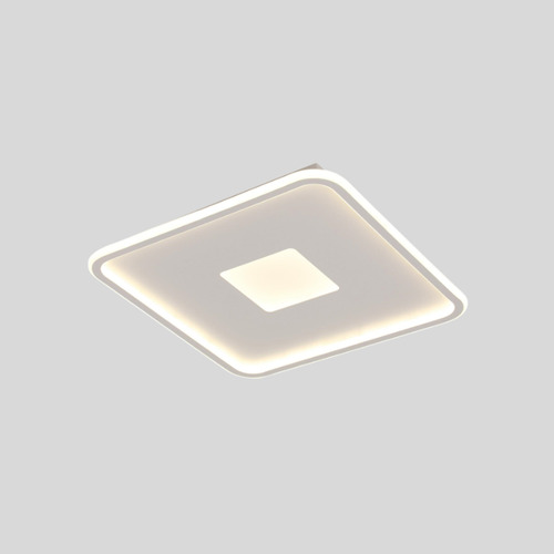 Aplique Led 48w Cuadrado Quaron 40x40x5cm Calido Blanco