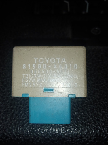 Rele Flacher Luz Intermitente Toyota (Usado)