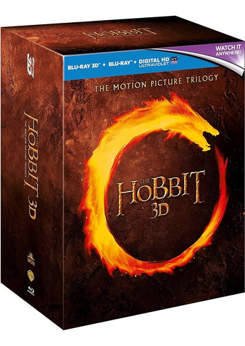 Blu-ray 3d + Blu-ray The Hobbit Trilogy Limited Edition