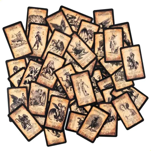 L/ Njah Tarot Dos Demônios Possuídos - Baralho De Cartas 10