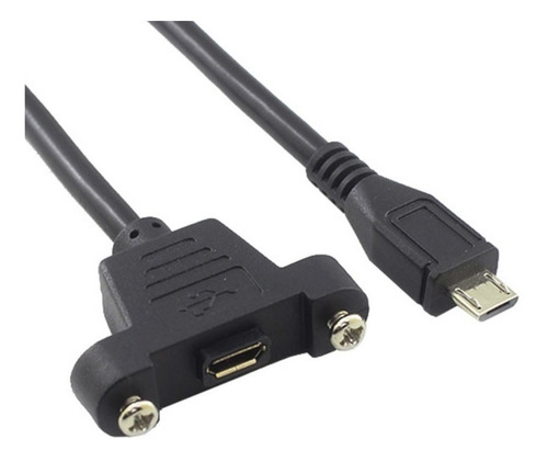 Cable Micro Usb Montaje En Panel Micro B-m A Micro B-h