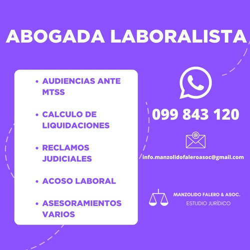 Imagen 4 de 5 de Abogada Familia, Penal Y Laboral