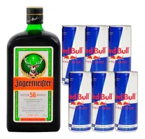 Comprar Jägermeister 700 Ml + Red Bull Energizante 250ml 01almacen